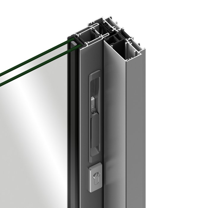 Ventana de aluminio corredera S140RP INFINITY Hoja Multipunto