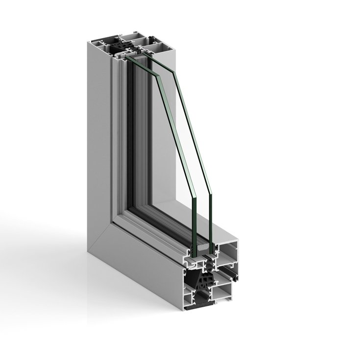 Ventana de aluminio STRUGAL S64RP Hoja Oculta Hoja Minimalista