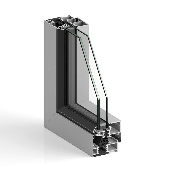 Ventana de aluminio STRUGAL S64RP Hoja Oculta